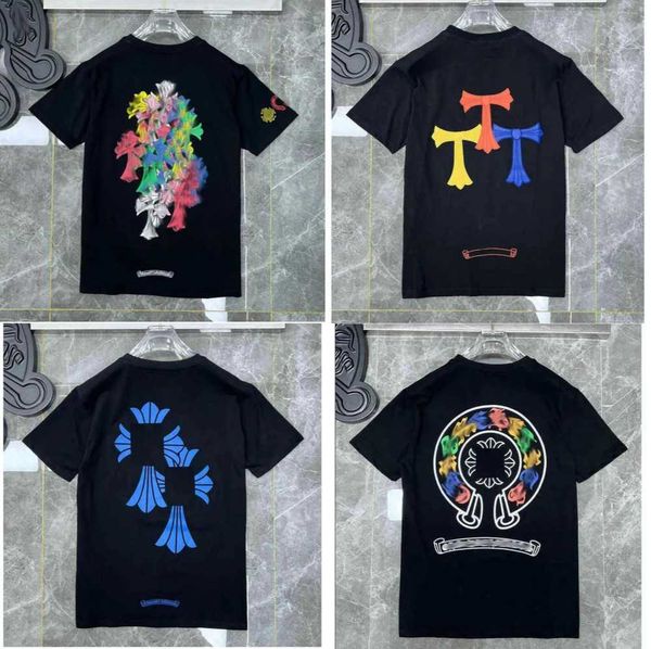 New Chrome Mens Designer Shirt High Quality Brand Short Sleeves Tops T Shirts Casual Horseshoe Sanskrit Cross Size S, Clear
New Chrome Mens Designer Shirt High Quality Brand Short Sleeves Tops T Shirts Casual Horseshoe Sanskrit Cross Size S, Clear