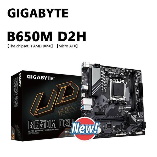 Gigabyte New B650M D2H Motherboard AM5 LGA 1718 AMD B650 Micro ATX DDR5