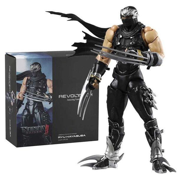 Ryu Hayabusa Kaiyodo Revoltech Amazing Yamaguchi Action Figure Model Toy Gift Collection Figurine