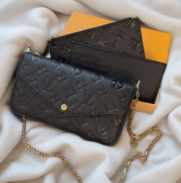 Luxurys Designer Tote Bags Women Crossbody Leather Purse Fashion Flower Lady 3 Multi FELICIE POCHETTE Chain Shoulder Bag ladies Handbag Wallet, Blue embossed
Luxurys Designer Tote Bags Women Crossbody Leather Purse Fashion Flower Lady 3 Multi FELICIE POCHETTE Chain Shoulder Bag ladies Handbag Wallet, Blue embossed