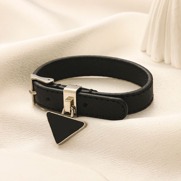 Luxury Men Women Designer Bracelet Bangle Black white Simple Leather Bracelets Fashion Jewelry
Luxury Men Women Designer Bracelet Bangle Black white Simple Leather Bracelets Fashion Jewelry