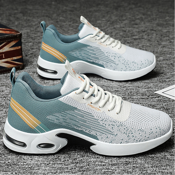 New Style Fly-Knit Breathable Running Shoes for Men - Comfortable Air-Cushion, Plus Sizes, Casual & Wholesale
New Style Fly-Knit Breathable Running Shoes for Men - Comfortable Air-Cushion, Plus Sizes, Casual & Wholesale
