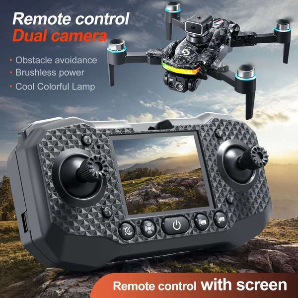 S160 Dual-Camera Drone With 4 Obstacle Avoidance Modes, Wi-Fi, Brushless Motors, LED Night Vision, Optical Flow Positioning - Remote Control