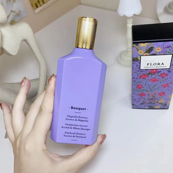 Male womens designer flora gorgeous magnolia perfume womens jasmine 100ml gardenia perfume persistent scent girl flower spray