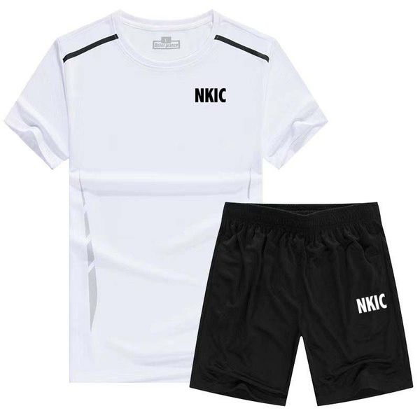 Summer Men's Fitness Men's Casual Brand Sportswear Suit Quick Drying Sports Suit Short Sleeve White Black T-Shirt Shorts 2 Piece Set Plus Size -5XL
Summer Men's Fitness Men's Casual Brand Sportswear Suit Quick Drying Sports Suit Short Sleeve White Black T-Shirt Shorts 2 Piece Set Plus Size -5XL