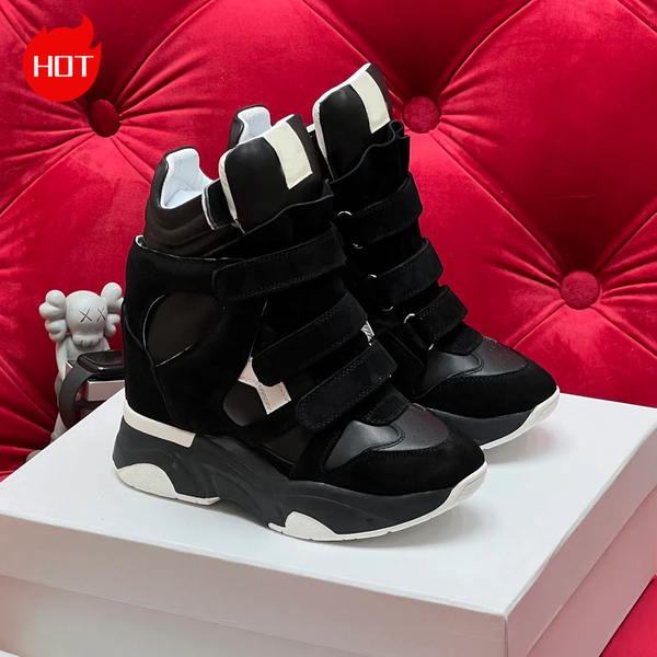 isabelee Marants shoes wedge High quality Designer Boots hot sale Black genuine leather heel Chamois Suede marants shoes sneakers internal height increase boots, Red
isabelee Marants shoes wedge High quality Designer Boots hot sale Black genuine leather heel Chamois Suede marants shoes sneakers internal height increase boots, Red