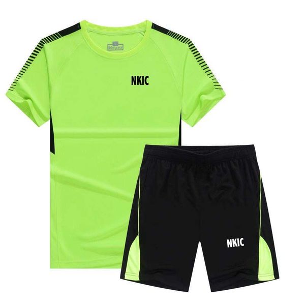 Summer Men's Sports Fashion Brand Sets letter Printed Leisure Short Sleeve Tops Shorts 2 Piece Outfit Outdoor Run Gym Plus Size -5XL, Red 1
Summer Men's Sports Fashion Brand Sets letter Printed Leisure Short Sleeve Tops Shorts 2 Piece Outfit Outdoor Run Gym Plus Size -5XL, Red 1