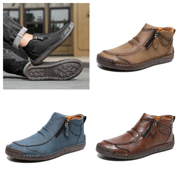 Loafers Men's Slip-On Leather