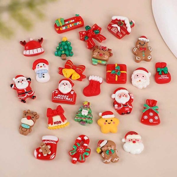 10/20PCS Resin Christmas Fridge Magnets Cartoon Santa Claus — compare prices at CompareOffers