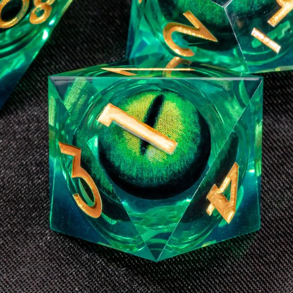 Premium Fantasy-Themed Rolling Dice Pack for Adventurers Perfect Complement to Your Favorite Tabletop Games