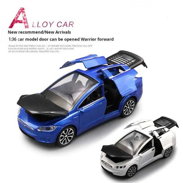 136 High Simulation Car Model for Tesla Alloy Car Model Diecasts Toy Vehicles Toy Cars Boy Toys Pull Back Kid Gifts C251118