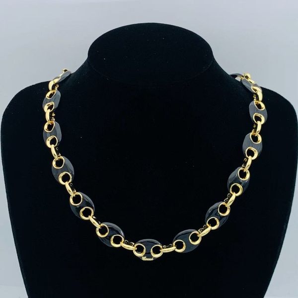 Designer Necklace Bracelet Earring Set Luxury Necklace Jewelry Set Classic Letter Design Cuban Chain Bracelet Vintage Chunky Necklace for Women Brass High Quality, Mixed colors
Designer Necklace Bracelet Earring Set Luxury Necklace Jewelry Set Classic Letter Design Cuban Chain Bracelet Vintage Chunky Necklace for Women Brass High Quality, Mixed colors