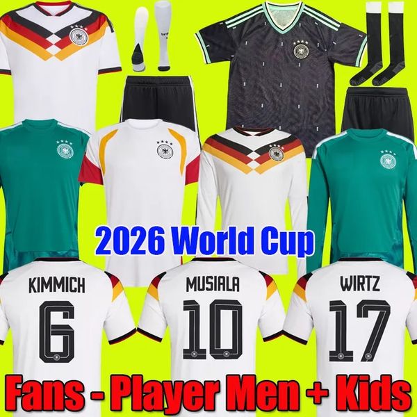 Germany Jersey 2026 World Cup 26 Soccer Jerseys Kit Women Football Shirts Men Kids Set Goalkeeper Deutschland HAVERTZ GNABRY Long Sleeves Goalkeeper Training, Lavender
Germany Jersey 2026 World Cup 26 Soccer Jerseys Kit Women Football Shirts Men Kids Set Goalkeeper Deutschland HAVERTZ GNABRY Long Sleeves Goalkeeper Training, Lavender