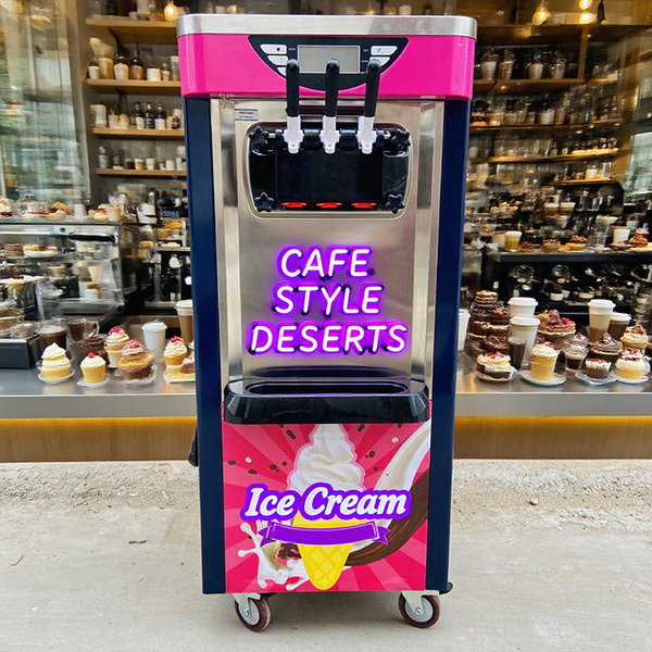 DHgate Commercial Soft Ice Cream & Frozen Yogurt Maker Machine New Condition for Food Ingredients Milk Water Ice Cream Machine sold by DHgate