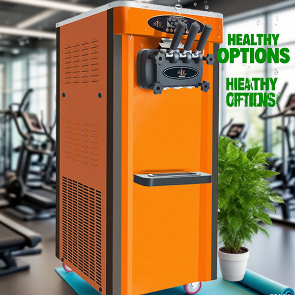 DHgate New Style Commercial Used Yogurt Frozen Machine Italian 3 Flavors Soft Serve Ice Cream Machine sold by DHgate