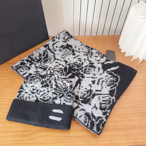 Black Floral Beanie…