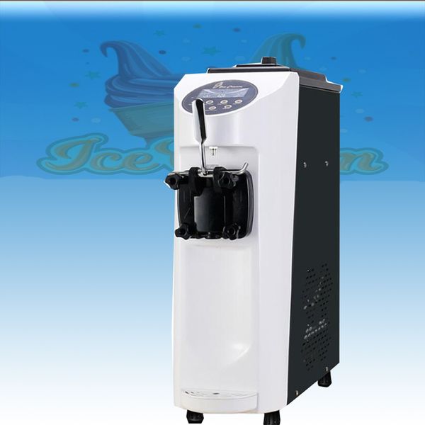 DHgate NEW Table Top Ice Cream Maker Single Flavor 16-22L/H Soft Serve Yogurt Ice Cream Cone Machine Factory Price for Sale sold by DHgate