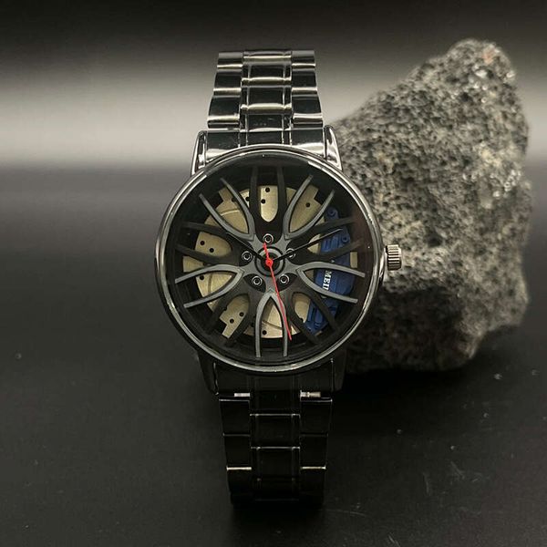 Trade Hot-Selling Fully Automatic Movement Men's Wheel Hub Fashion Trend Quartz Watch Wholesale
