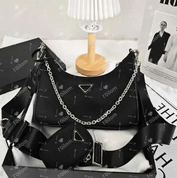 Designer Handbag Women Underarm Crescent 2000 Hobo 2005 Nylon Black Shoulder Crossbody Purses Chain Canvas Fashion Three in One Bag cc1, Sky blue 
Designer Handbag Women Underarm Crescent 2000 Hobo 2005 Nylon Black Shoulder Crossbody Purses Chain Canvas Fashion Three in One Bag cc1, Sky blue