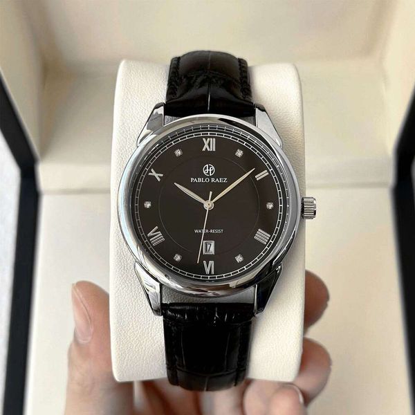 Men's Casual Calendar Simple Belt Wristwatch Waterproof Fashion Quartz Watch