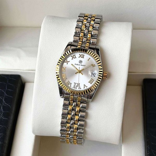 New Hot-Selling Fashion Calendar Chain Women's Watch Elegant Versatile Non-Fading Stainless Steel
