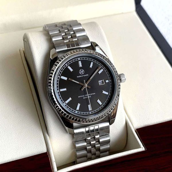 Fashion Men's Steel Band Calendar Waterproof Luminous Quartz Watch