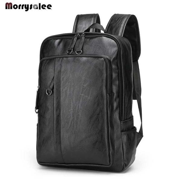 2024 New Leisure Soft General Leather Backpack Men Teenager Male Large Capacity…