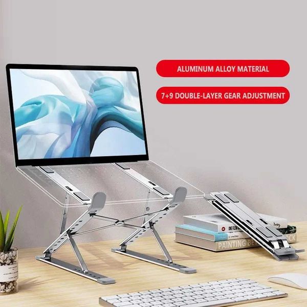 Aluminum Laptop Stand Folding Design Lightweight Stand Tablet Holder Adjustable…