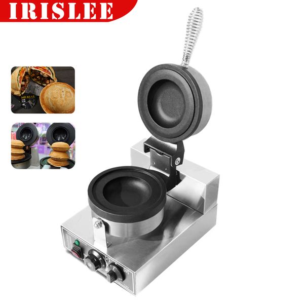 DHgate Electric Ice Cream Waffle Machine Ufo Burger Maker 1200W Hamburg Gelato Panini Press Machine Sandwich Press Maker sold by DHgate
