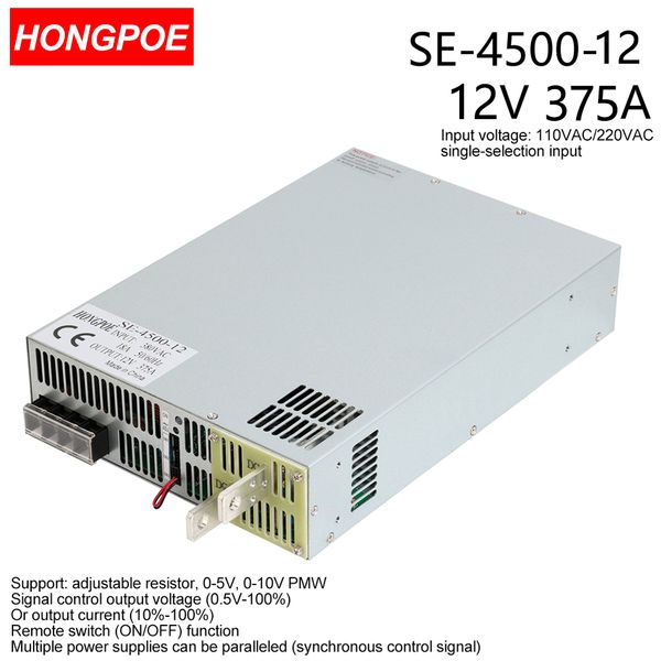 12V 375A 4500W Smps…