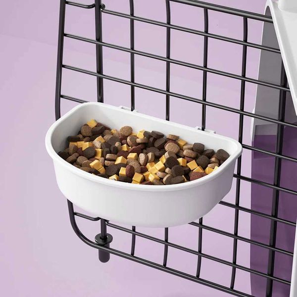 Hanging Pet Bowl For Crates/Airline Carriers Antispill Feeding Bowl For Cats Do…