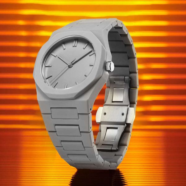 Men's Waterproof Watch Unisex Hot-Selling Dopamine Style Quartz Niche Series Large Dial Wristwatch