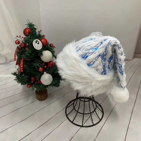 Plush Hat For Adult Bronzing Striped Fur-Brimmed Party Atmosphere Xmas Costume …