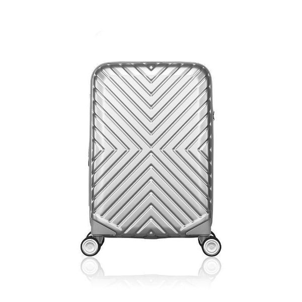 Designer Suitcases Luggage Travel Wheels aluminum alloy Luggage groove Two Wheels Men Trolley Rolling Bag Black Metal, Silver
Designer Suitcases Luggage Travel Wheels aluminum alloy Luggage groove Two Wheels Men Trolley Rolling Bag Black Metal, Silver