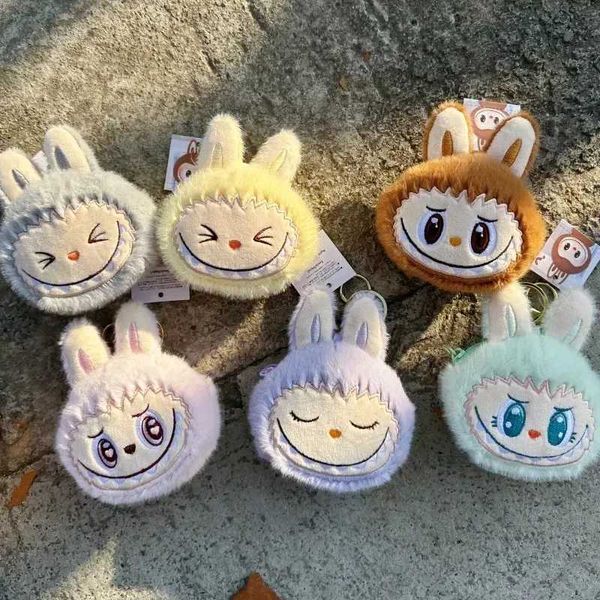 Labubu Cartoon Wallet Cute Keychain Toy Childrens Plush Bag Monster Bag Student Leisure Portable Bag Gift Inventory X250415