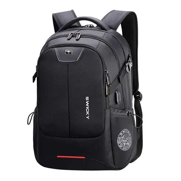 Mens 156173Laptop Backpack USB Port Backpack Travel Backpac…