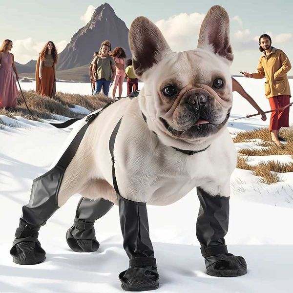 Outdoor Walking Dog Boots Dog Shoes Nonslip For Snow Rain D…