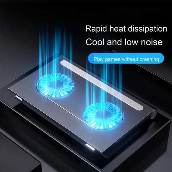 Portable Laptop Cooler Silent Computer Cooling Fans Slim Laptop Cooler Mute Base Game Laptop Stable Stand Laptop Air CoolingM251115