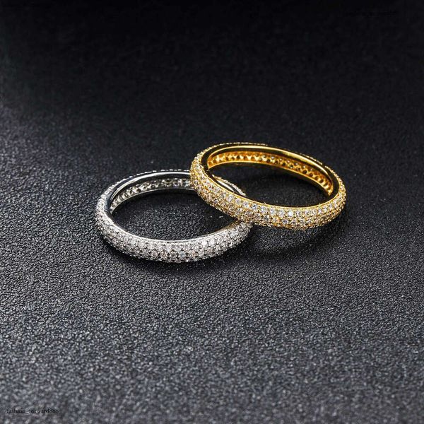 Luxury designer Hip hop Ring micro-set with three rows of ice out VVS Moissanite rings, Hip Hop men's and women's rings with free shipping
Luxury designer Hip hop Ring micro-set with three rows of ice out VVS Moissanite rings, Hip Hop men's and women's rings with free shipping