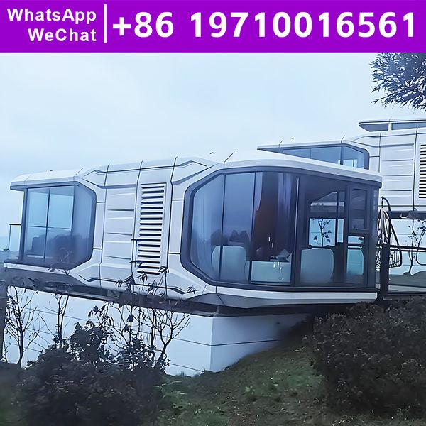 Factory Price Tiny Home Prefabricated Mobile House Capsule Leak Proof Luxury Prefabricated Houses Capsules to Live High Quality
Factory Price Tiny Home Prefabricated Mobile House Capsule Leak Proof Luxury Prefabricated Houses Capsules to Live High Quality