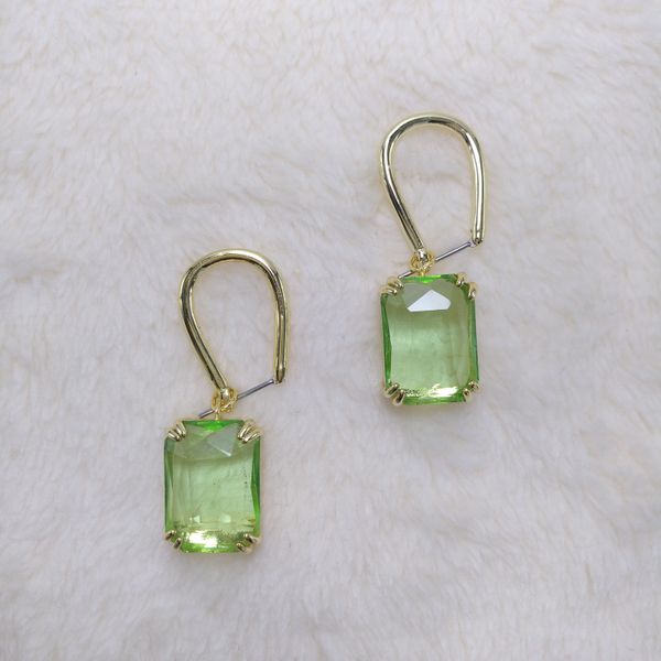 Emerald Alloy Party Earrings