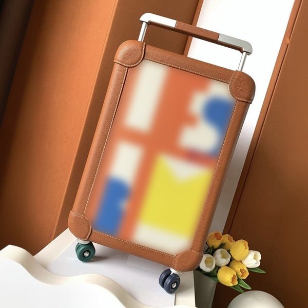 Designer Suitcase Genuine Leather Luggage Travel Capacity Luxury Trolley Case Luggage Boarding Case Leisure Large Capacity Carry On Cabin 20 inches Password Box, R5
Designer Suitcase Genuine Leather Luggage Travel Capacity Luxury Trolley Case Luggage Boarding Case Leisure Large Capacity Carry On Cabin 20 inches Password Box, R5