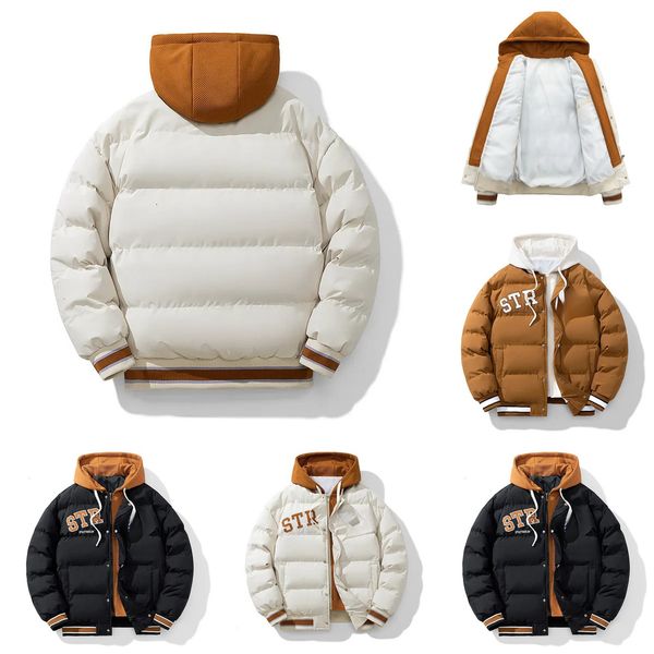 A5Mens Down Parkas Winter Jacket Zipper Streetwear Windproof Fashion Hooded Parkers Thick Thermal Cotton Coat 231016 nasa jacket, White
A5Mens Down Parkas Winter Jacket Zipper Streetwear Windproof Fashion Hooded Parkers Thick Thermal Cotton Coat 231016 nasa jacket, White