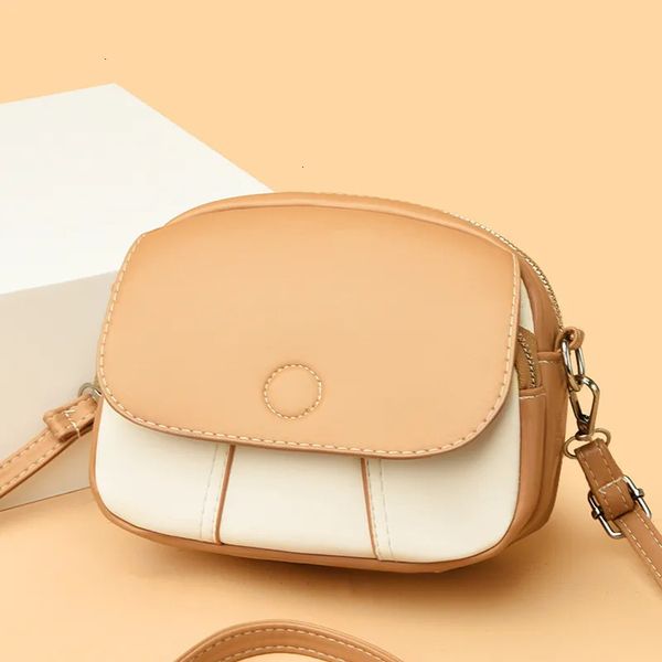 Luxury Brand Designer 2025 New High-End Niche Design Mini Round Bag, Textured Versatile Single-Shoulder Crossbody Fashion Women's Bag
