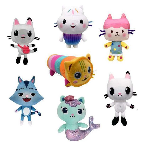 25cm Gabby Dollhouse Plush Toy Mercat Cartoon Stuffed Animals Mermaid Cat Mermaid Plushie Birthday Gifts C251115