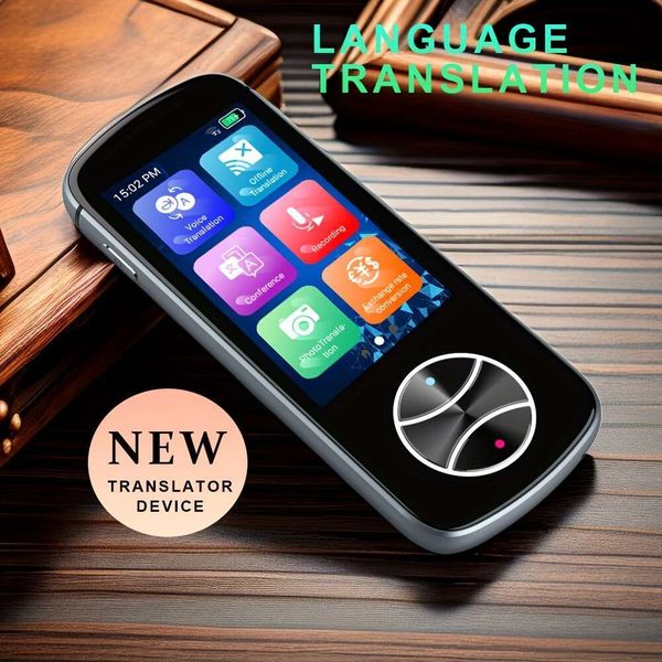 Portable Translator Instant Translator No Wifi Needed, 5-Way Real Time 137 Languages Accents With Wifi/Offline/Photo Support For Travel, Learning And
