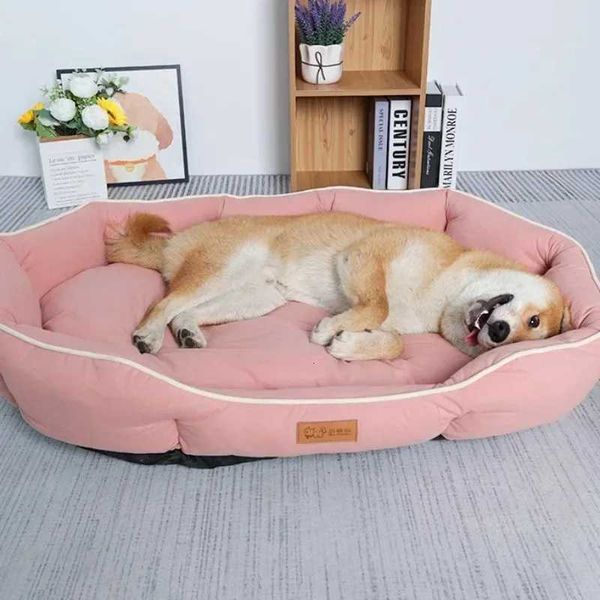 Pet Beds For Dogs Home Dog Bed Large Dog Kennel Accessories Washable Big Bedd Supplies Plush Mat Accessoires Underpad Beddingm251117-image