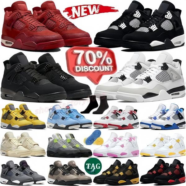 Designer Shoes 4 Basketball Shoes For Men Women 4s Sneaker Black Cat Pine White Red Thunder Unc Cacao Medium Olive Sail Mens Trainers Sports S, Ivory
Designer Shoes 4 Basketball Shoes For Men Women 4s Sneaker Black Cat Pine White Red Thunder Unc Cacao Medium Olive Sail Mens Trainers Sports S, Ivory