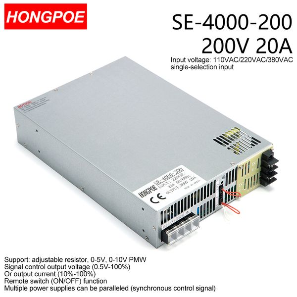 200V 20A 4000W Smps…