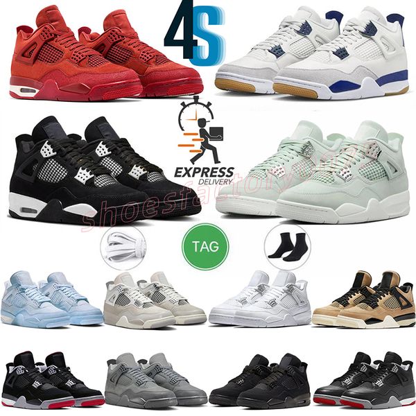 4S Black Cat Basketball Shoes J4 Red Cement Pine Craft Photon Dust Mens Casual Sneakers Womens Sports 4 Trainers S, Gold
4S Black Cat Basketball Shoes J4 Red Cement Pine Craft Photon Dust Mens Casual Sneakers Womens Sports 4 Trainers S, Gold